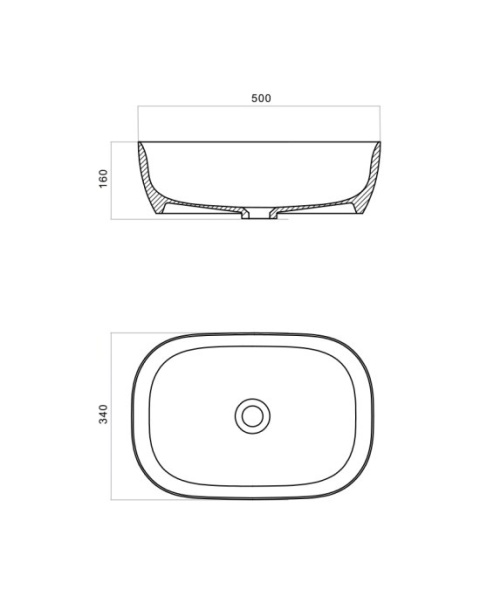 Lavita Umywalka nablatowa Queen 5900378341079