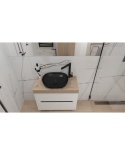 Lavita Umywalka nablatowa Redondo Black 5900378310167