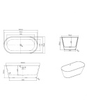 Lavita Wanna wolnostojąca Mijas 1600 5900378345121