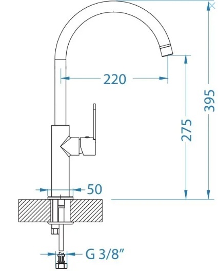 Alveus ARC Bateria zlewozmywakowa, czarna 1134889 poekspozycyjna
