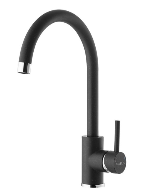 Alveus Roxa Bateria kuchenna stojąca czarna 1129039