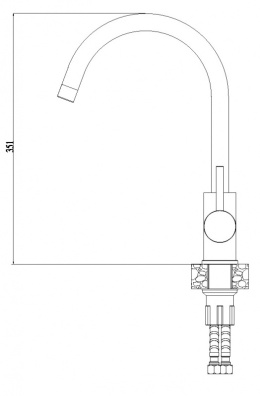 Alveus Roxa Bateria kuchenna stojąca czarna 1129039
