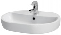 Cersanit Caspia Umywalka nablatowa 60x42x15 cm biała K11-0099