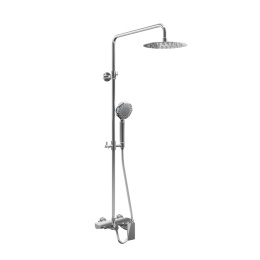 Excellent Altar zestaw prysznicowy ścienny z deszczownicą 20 x 20 cm, z wylewką, chrom AREX.SY.781CR