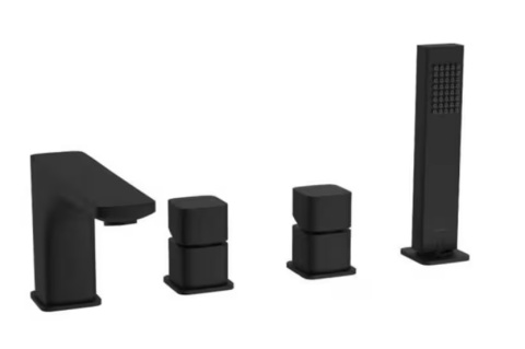 Excellent Bateria nawannowa 4-otworowa Keria czarna arex.2033bl