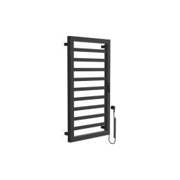 Excellent Brego Smart grzejnik łazienkowy elektryczny 91x50 cm, czarny mat GREX.BRS91.BL