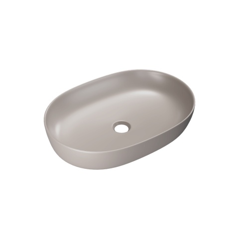 Excellent Jima umywalka nablatowa 61x41 cm owalna, cappucino mat CEAC.2001.615.CAM