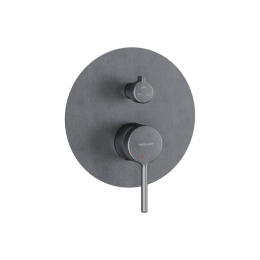 Excellent PI bateria prysznicowo-wannowa podtynkowa 3 funkcyjna, grafit szczotkowany AREX.1247AB