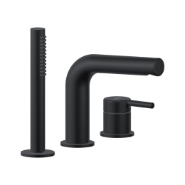 Excellent PI bateria wannowa 3 otworowa, czarny mat AREX.1234BL