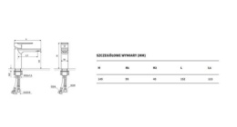 Exzcellent Bateria umywalkowa Glad chrom ARAC.1101CR