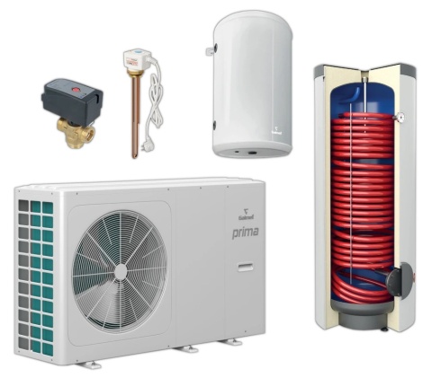 Galmet Prima 8 GT R32 Hybrydowy system grzewczy 8GT + SGW(S)200L+SG(B) 60L SG-000045