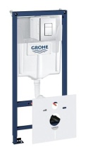 Grohe Rapid SL Fresh Skate Cosmopolitan chrom matowy stelaż podtynkowy do WC 5w1 kompletny 39449000