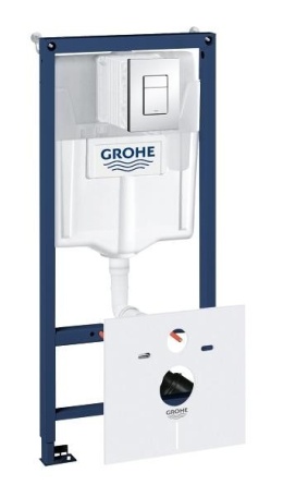 Grohe Rapid SL Fresh Skate Cosmopolitan chrom matowy stelaż podtynkowy do WC 5w1 kompletny 39449000