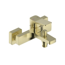 KFA MALAGA bateria wannowo-natryskowa naścienna, brushed light gold 452401031