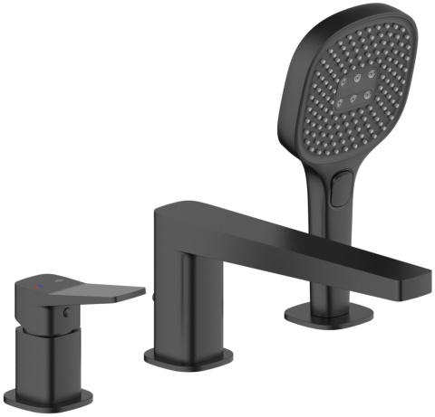 KFA bateria wannowa 3-otworowa Malaga, czarny 452521081