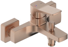 KFA bateria wannowa ścienna Malaga, brushed rose gold PVD 452401034