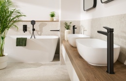 KFA zestaw natryskowy podtynkowy Malaga, czarny 452950181