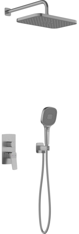 KFA zestaw natryskowy podtynkowy Malaga, gun metal grey PVD 452950161