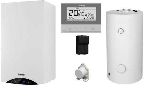 TERMET Ecocondens Gold Plus II 25 kW + ST-292 V2 + Zasobnik SWK 120 (WKP58T1V2120K/PLAT)