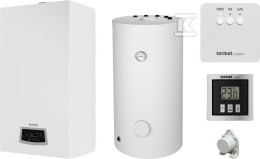 TERMET PAKIET KOCIOŁ ECOCONDENS NEX 1-FUNKCYJNY 28 KW + ZASOBNIK SWK 140 + SYSTEM COMFORT + CZUJNIK TEMP. WKP5631000140/K