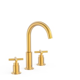 Tres MONTBLANC Bateria dwuuchwytowa stojąca umywalkowa-28310501OM