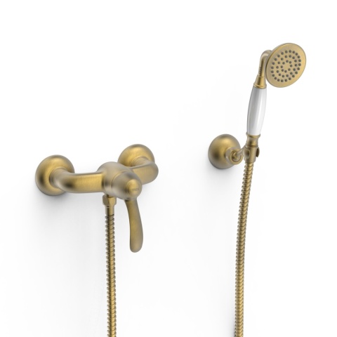 Tres TRES CLASIC Bateria jednouchwytowa ścienna prysznicowa-24216701LM