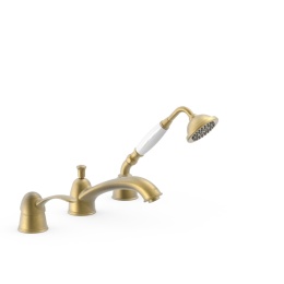 Tres TRES CLASIC Bateria jednouchwytowa z montażem na krawędzi wanny-24214501LM