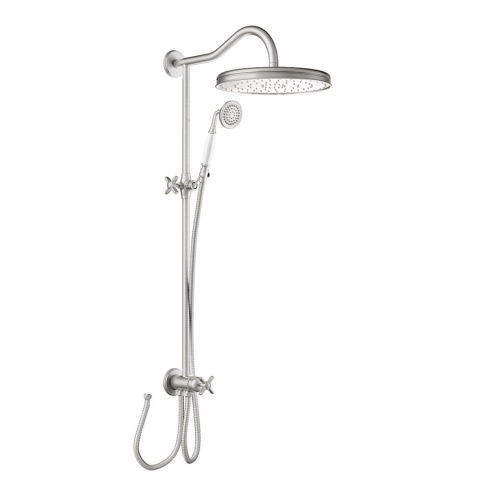 Tres TRES CLASIC Zestaw drążka prysznicowego przystosowany do każdej baterii-24247601AC