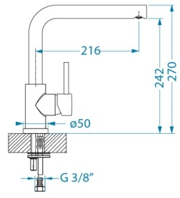 ALVEUS Bateria kuchenna FLUID MONARCH złoty 1134846