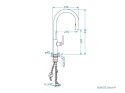 ALVEUS Bateria kuchenna ORION P czarny mat 1150895