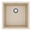 ALVEUS Zlewozmywak 45x45 OMNI 20 beżowy, syfon 1160047