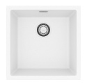 ALVEUS Zlewozmywak 45x45 OMNI 20 biały, syfon 1160044