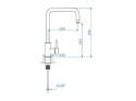 Alveus Dual Bateria kuchenna wysoka biała 1139810
