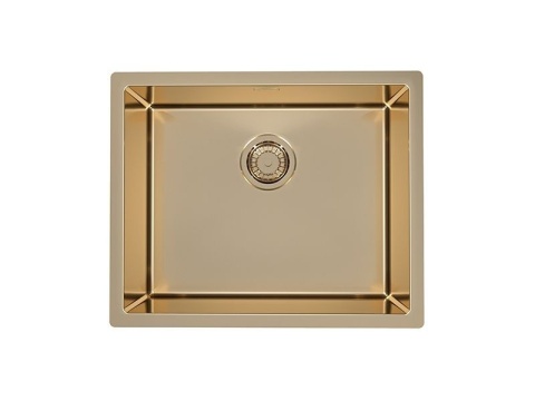 Alveus Monarch QUADRIX 50 BRĄZ zlewozmywak stalowy 540x440mm