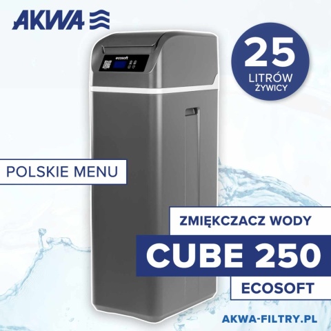Ecosoft CUBE 250 Zmiękczacz kompaktowy 25l