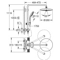 Grohe System Prysznicowy Z Termostatem Euphoria System 27615KF2