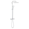 Grohe Tempesta System 250 Cube Zestaw prysznicowy termostatyczny natynkowy z deszczownicą chrom 26689001