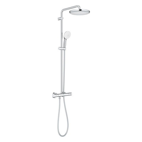 Grohe Tempesta Zestaw prysznicowy termostatyczny natynkowy z deszczownicą chrom 26670001