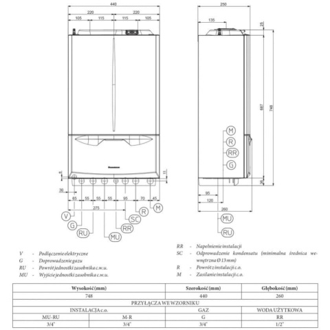 Immergas VICTRIX EXTRA 35 PLUS (jednofunkcyjny) - Kocioł gazowy 3.033706