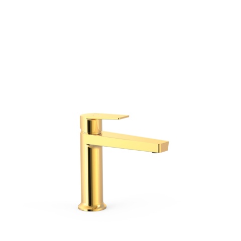Tres PROJECT Złoto 24k Bateria jednouchwytowa umywalkowa-22110301OR