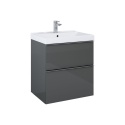 roca elita Look 60 2S Szafka podumywalkowa 60x44,9x63,5 cm anthracite 167078/RE010601026610