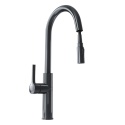 GLOBALO Divio Antracyt 1.1 Bateria kuchenna z wyciąganą wylewką DIVIO_ANTHRACITE