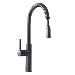 GLOBALO Divio Antracyt 1.1 Bateria kuchenna z wyciąganą wylewką DIVIO_ANTHRACITE