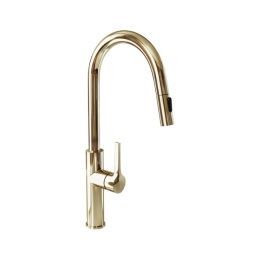 GLOBALO Divio Light Gold 1.1 Bateria kuchenna z wyciąganą wylewką DIVIO_LIGHT_GOLD