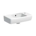 Geberit Selnova Compact Umywalka wisząca 45x25 cm z otworem na baterię z prawej strony z przelewem biały 500.318.01.5
