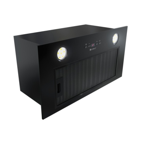 Globalo Design Laizeno 60.2 Okap do zabudowy czarny LAIZENO_60_2_BLACK