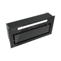Globalo Design Silentio 60.2 Okap do zabudowy bez silnika czarny SILENTIO_60_2_BLACK