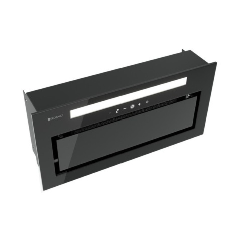 Globalo Design Silentio 60.2 Okap do zabudowy bez silnika czarny SILENTIO_60_2_BLACK