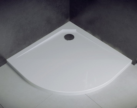 Besco Asco Brodzik Półokrągły UltraSlim 90x90 biały BMAS-90 Besco Asco Brodzik Półokrągły UltraSlim 90x90 biały BMAS-90