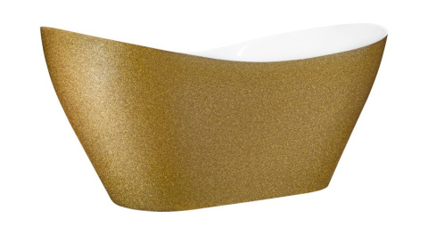 Besco Viya Glam Wanna Wolnostojąca 160x70 cm złoto,srebro,grafit/biała WMD-160-VZ Besco Viya Glam Wanna Wolnostojąca 160x70 cm złoto,srebro,grafit/biała WMD-160-VZ